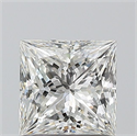 Diamante Natural 1.00 quilates, Princesa , Color H, claridad VS2 y certificado GIA