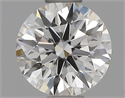 Natural Diamond 0.51 Carats, Round with Excellent Cut, I Color, IF Clarity and Certified by GIA