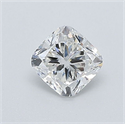 Natural Diamond 0.40 Carats, Cushion with  Cut, I Color, VVS2 Clarity and Certified by GIA