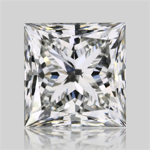 Picture of Natural Diamond 1.01 Carats, Princess with  Cut, H Color, VS1 Clarity and Certified by GIA