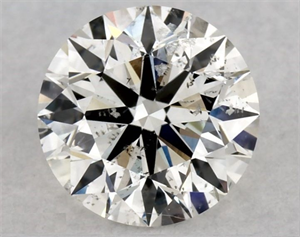 Foto Diamante Natural 0.80 quilates, Redondo , Color H, claridad SI2 y certificado GIA de