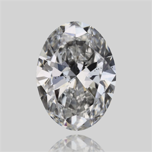 Picture of Natural Diamond 0.36 Carats, Oval with  Cut, E Color, SI1 Clarity and Certified by GIA