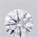 Lab Grown Diamond 1.70 Carats, Round with Ideal Cut, E Color, IF Clarity and Certified by IGI