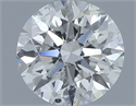 Natural Diamond 0.90 Carats, Round with Excellent Cut, F Color, SI2 Clarity and Certified by IGI