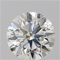 Natural Diamond 0.80 Carats, Round with Excellent Cut, J Color, VS1 Clarity and Certified by GIA