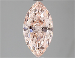 Picture of Lab Grown Diamond 1.56 Carats, Marquise with  Cut, Fancy Intense Pink Color, VVS2 Clarity and Certified by IGI