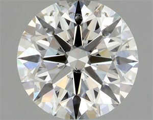 Picture of Natural Diamond 0.75 Carats, Round with Excellent Cut, I Color, SI2 Clarity and Certified by GIA