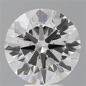 Picture of Lab Grown Diamond 6.06 Carats, Round with Ideal Cut, F Color, VVS2 Clarity and Certified by IGI