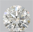 Natural Diamond 2.56 Carats, Round with Excellent Cut, I Color, VVS1 Clarity and Certified by GIA