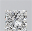 Natural Diamond 1.01 Carats, Princess with  Cut, F Color, VS2 Clarity and Certified by GIA