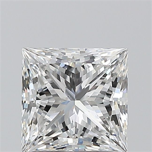 Foto Diamante Natural 1.01 quilates, Princesa , Color F, claridad VS2 y certificado GIA de