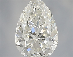 Picture of Natural Diamond 0.40 Carats, Pear with  Cut, G Color, VS2 Clarity and Certified by IGI