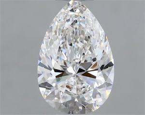 Picture of Natural Diamond 0.40 Carats, Pear with  Cut, F Color, VVS1 Clarity and Certified by GIA