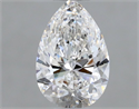 Diamante Natural 0.40 quilates, De pera , Color F, claridad VVS1 y certificado GIA