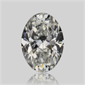 Natural Diamond 0.43 Carats, Oval with  Cut, F Color, VVS2 Clarity and Certified by GIA