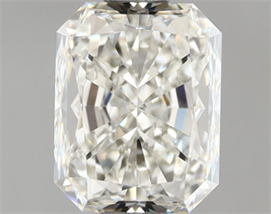 Picture of Natural Diamond 1.50 Carats, Radiant with  Cut, J Color, VVS2 Clarity and Certified by GIA