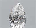 Diamante Natural 0.41 quilates, De pera , Color E, claridad SI1 y certificado GIA