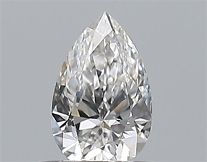 Foto Diamante Natural 0.41 quilates, De pera , Color E, claridad SI1 y certificado GIA de