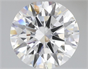 Del inventario de diamantes de laboratorio, 2.09 quilates, Redondo , Color D, claridad VVS2 y certificado IGI