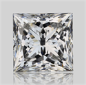 Natural Diamond 1.51 Carats, Princess with  Cut, F Color, VS1 Clarity and Certified by GIA