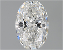 Diamante Natural 0.40 quilates, Ovalado , Color F, claridad VVS2 y certificado GIA