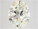 Natural Diamond 8.01 Carats, Oval with  Cut, J Color, VS1 Clarity and Certified by GIA