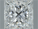 Natural Diamond 1.01 Carats, Princess with  Cut, F Color, VS2 Clarity and Certified by GIA