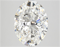 Natural Diamond 3.05 Carats, Oval with  Cut, E Color, VVS2 Clarity and Certified by GIA