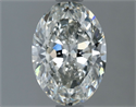 Natural Diamond 1.20 Carats, Oval with  Cut, H Color, VS2 Clarity and Certified by IGI