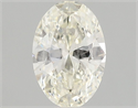 Natural Diamond 0.81 Carats, Oval with  Cut, L Color, SI2 Clarity and Certified by GIA