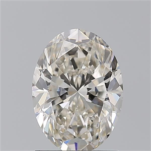 Picture of Natural Diamond 1.57 Carats, Oval with  Cut, J Color, VVS2 Clarity and Certified by GIA