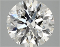 Lab Grown Diamond 3.06 Carats, Round with Excellent Cut, F Color, VVS2 Clarity and Certified by IGI