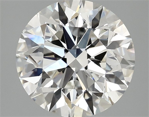 Picture of Lab Grown Diamond 3.06 Carats, Round with Excellent Cut, F Color, VVS2 Clarity and Certified by IGI