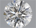 Natural Diamond 0.50 Carats, Round with Excellent Cut, I Color, VS2 Clarity and Certified by GIA