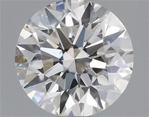 Picture of Natural Diamond 0.50 Carats, Round with Excellent Cut, I Color, VS2 Clarity and Certified by GIA