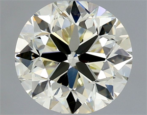 Picture of Natural Diamond 0.90 Carats, Round with Very Good Cut, K Color, VVS2 Clarity and Certified by IGI