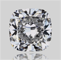 Natural Diamond 0.60 Carats, Cushion with  Cut, D Color, VS1 Clarity and Certified by GIA