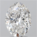 Natural Diamond 2.51 Carats, Oval with  Cut, E Color, SI2 Clarity and Certified by GIA
