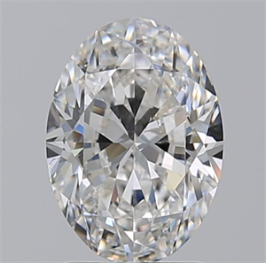 Foto Diamante Natural 2.01 quilates, Ovalado , Color F, claridad SI1 y certificado GIA de