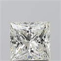 Natural Diamond 1.20 Carats, Princess with  Cut, H Color, VS2 Clarity and Certified by IGI