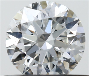 Picture of Natural Diamond 0.46 Carats, Round with Excellent Cut, E Color, SI1 Clarity and Certified by IGI