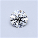 Diamante Natural 0.49 quilates, Redondo , Color H, claridad SI2 y certificado GIA