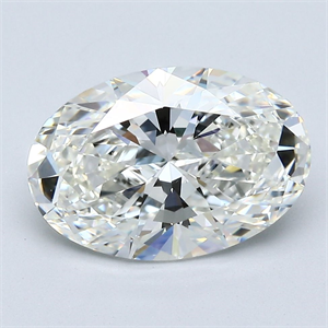 Foto Diamante Natural 3.01 quilates, Ovalado , Color I, claridad SI1 y certificado GIA de