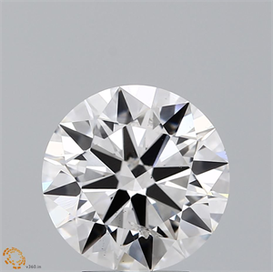 Picture of Lab Grown Diamond 3.54 Carats, Round with Ideal Cut, J Color, VS2 Clarity and Certified by IGI