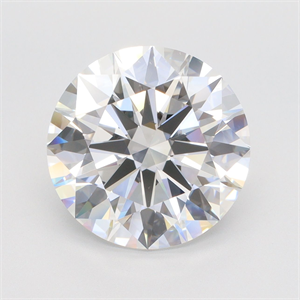 Picture of Lab Grown Diamond 6.04 Carats, Round with Ideal Cut, F Color, IF Clarity and Certified by IGI