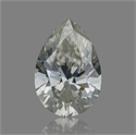 Natural Diamond 0.19 Carats, Pear with  Cut, J Color, SI2 Clarity and Certified by GIA