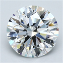 Natural Diamond 2.20 Carats, Round with Excellent Cut, E Color, VS1 Clarity and Certified by GIA
