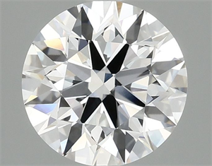 Picture of Lab Grown Diamond 2.00 Carats, Round with Ideal Cut, D Color, VVS2 Clarity and Certified by IGI