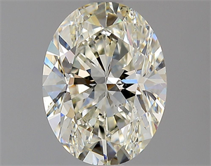 Picture of Natural Diamond 1.72 Carats, Oval with  Cut, K Color, SI1 Clarity and Certified by GIA