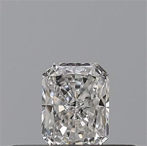 Picture of Natural Diamond 0.23 Carats, Radiant with  Cut, F Color, VVS2 Clarity and Certified by GIA